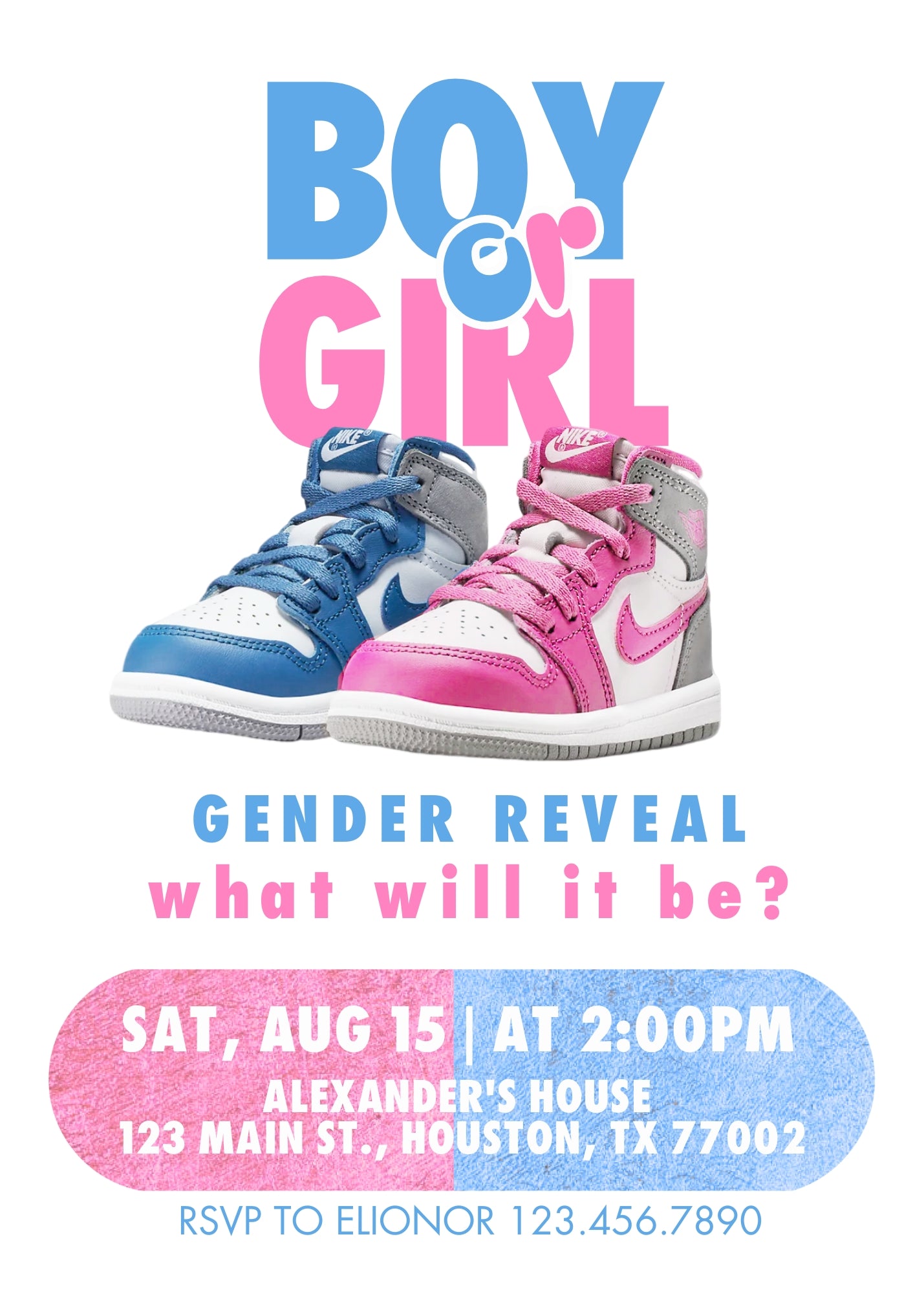 Sneaker Ball Air Jordan Nike customizable invitation template | Share or Print | | DZ236