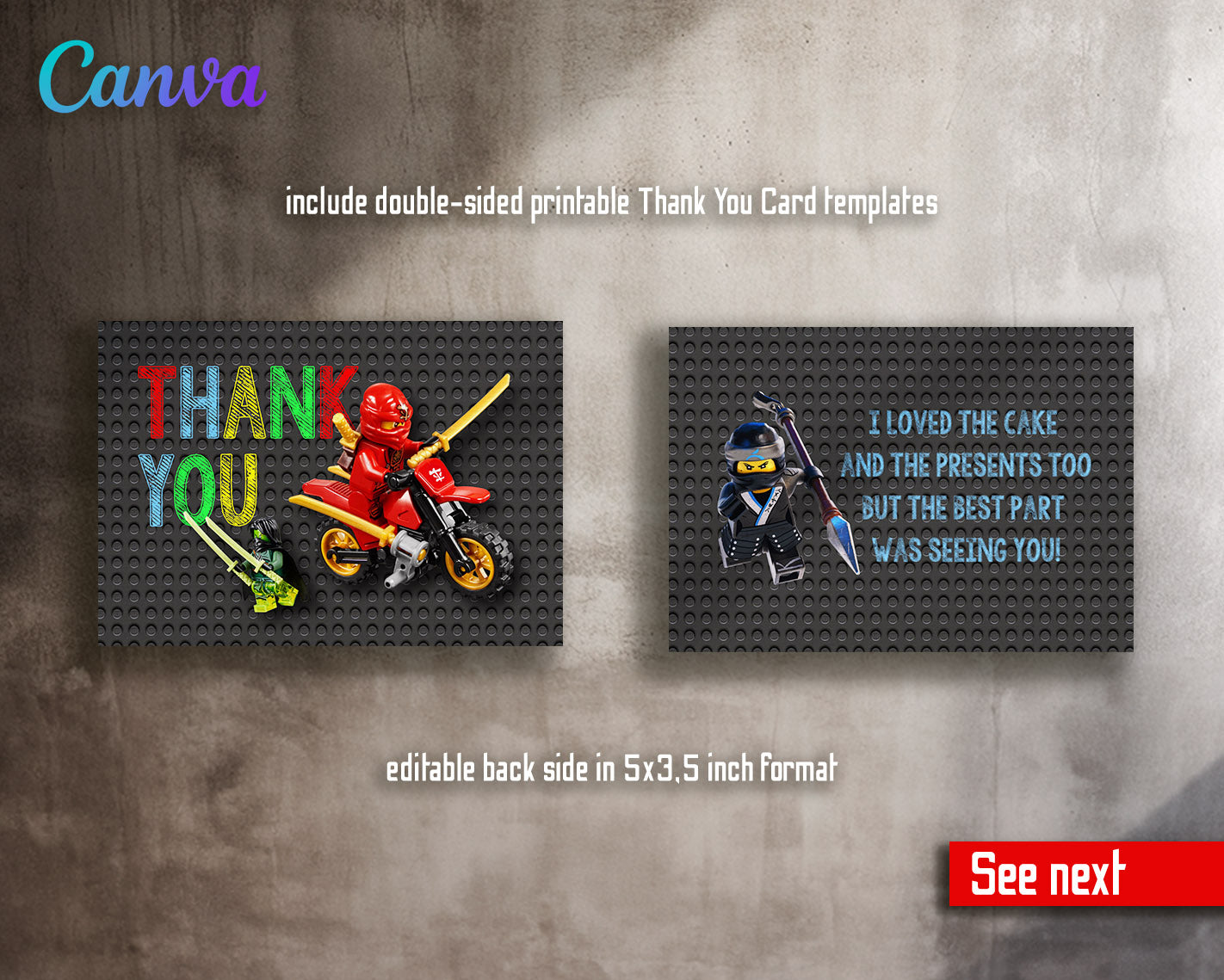 Lego Minifigures customizable invitation template | Share or Print | | PX164