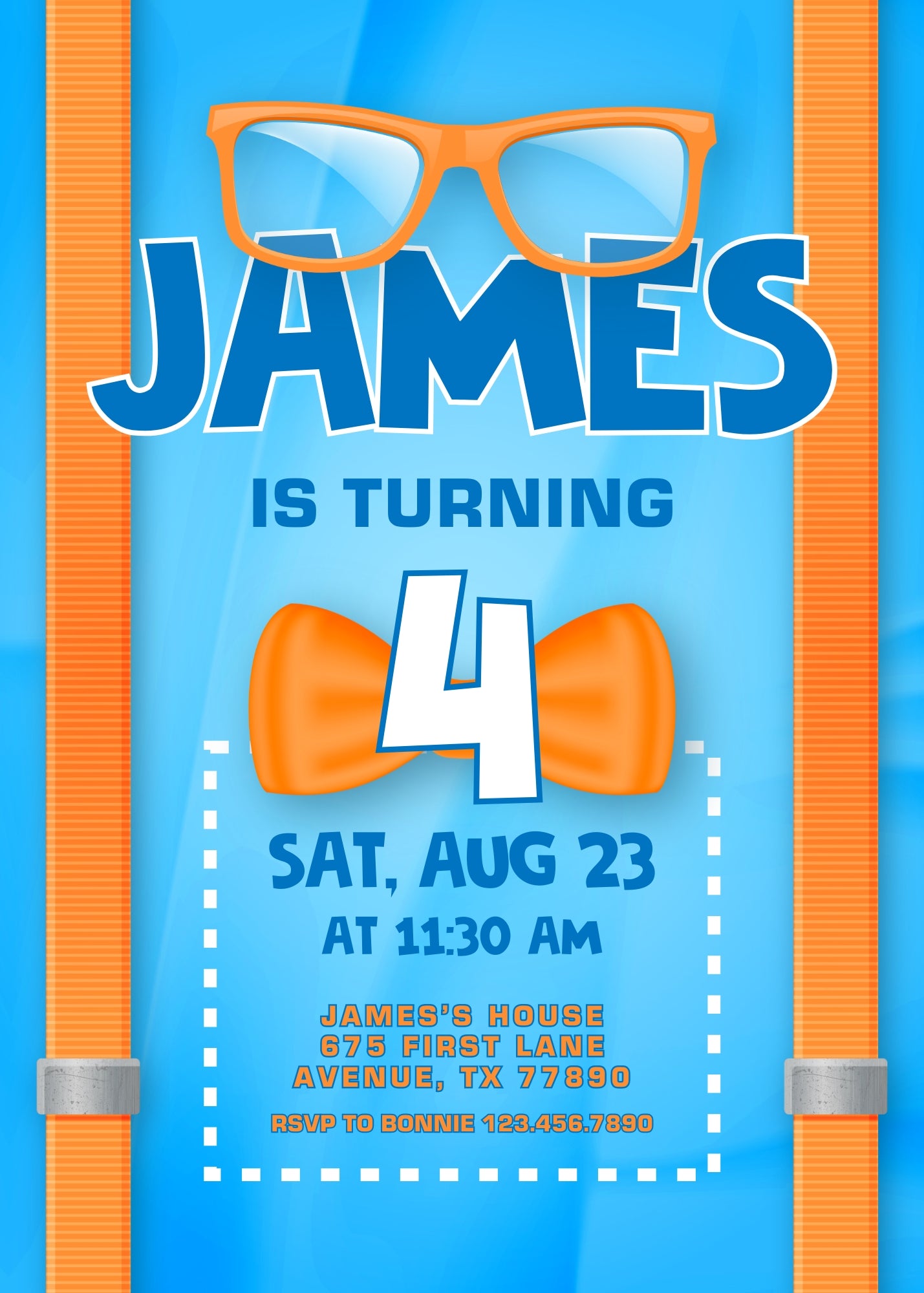 Blippi customizable invitation template | Share or Print | | JE127