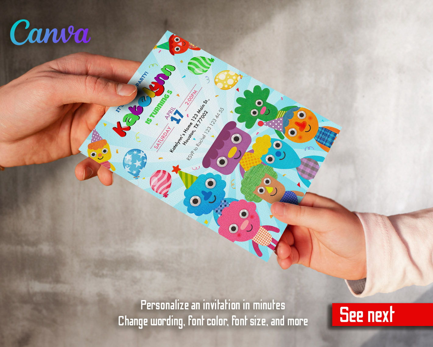 Super Simple Songs customizable invitation template | Share or Print | | RH882