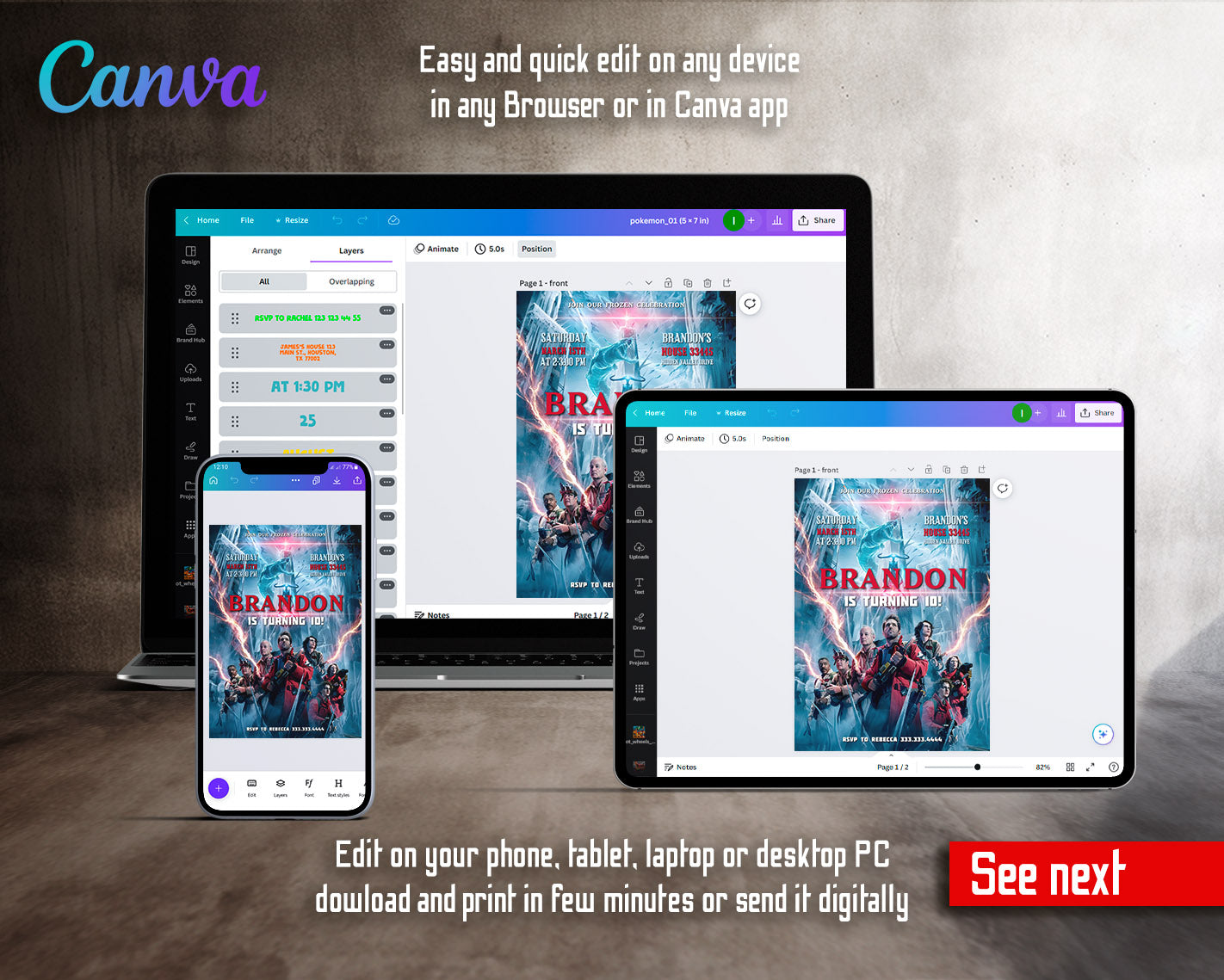 Ghostbusters customizable invitation template | Share or Print | | JA761