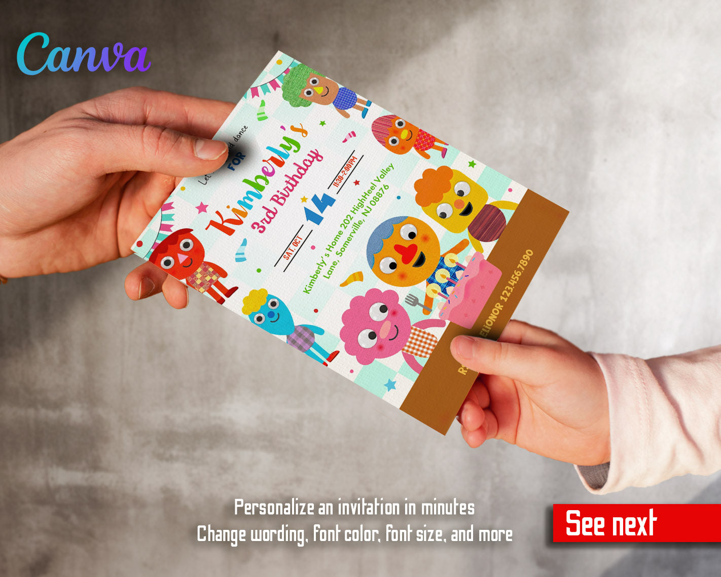 Super Simple Songs customizable invitation template | Share or Print | | DI705