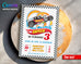 Hot Wheels customizable invite template boy | instant download | Share ...