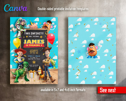 Toy Story customizable invite template | instant download | Share or Print | SS848