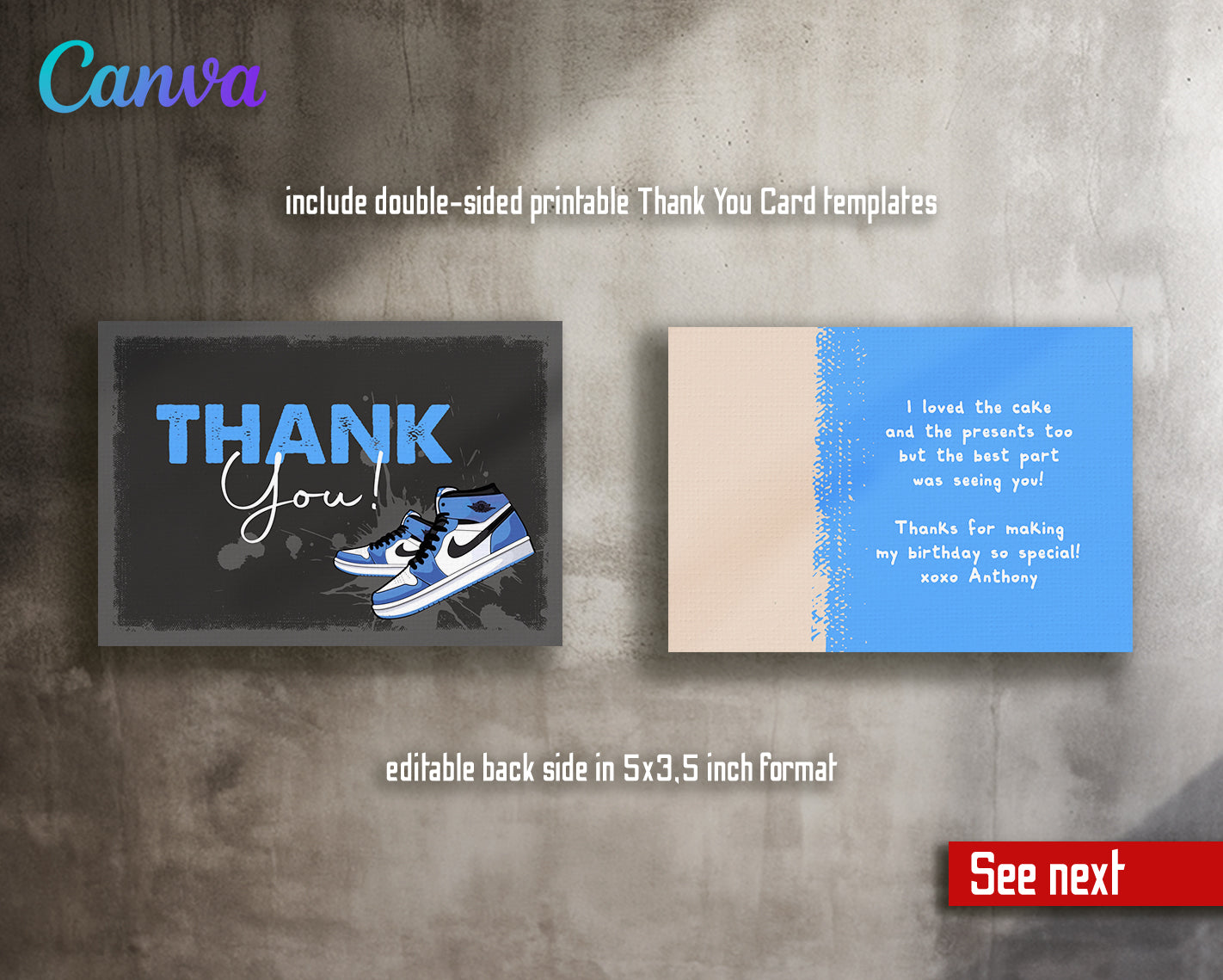 Sneaker Ball customizable invite template | instant download | Share or Print | ER060