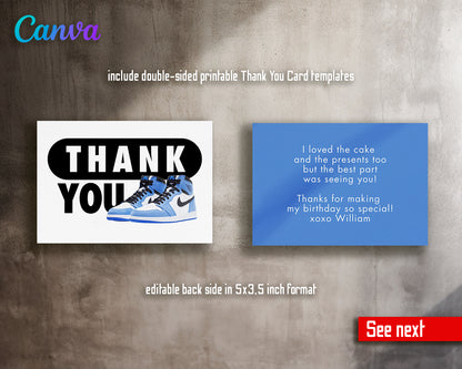 Sneaker Ball customizable invite template | instant download | Share or Print | CJ872