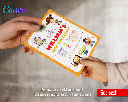 Toy Story customizable invite template | instant download | Share or Print | XN503