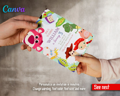 Toy Story customizable invite template | instant download | Share or Print | AH340