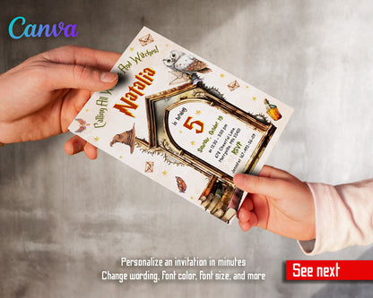 Harry Potter  customizable invitation template | Share or Print |  | WG748