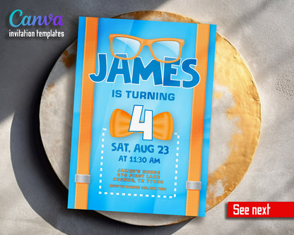 Blippi   customizable invitation template | Share or Print |  | JE127