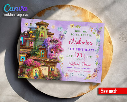 Encanto Mirabel customizable invitation template | Share or Print | girl | OG189