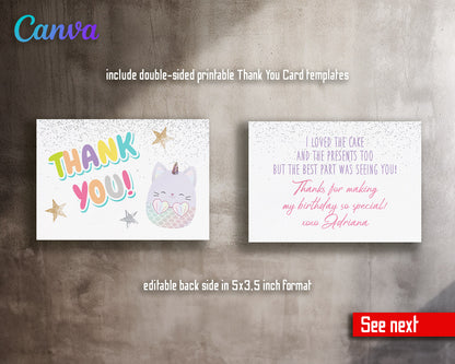 Squishmallows  customizable invitation template | Share or Print |  | XB263