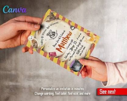 Harry Potter  customizable invitation template | Share or Print |  | GX787