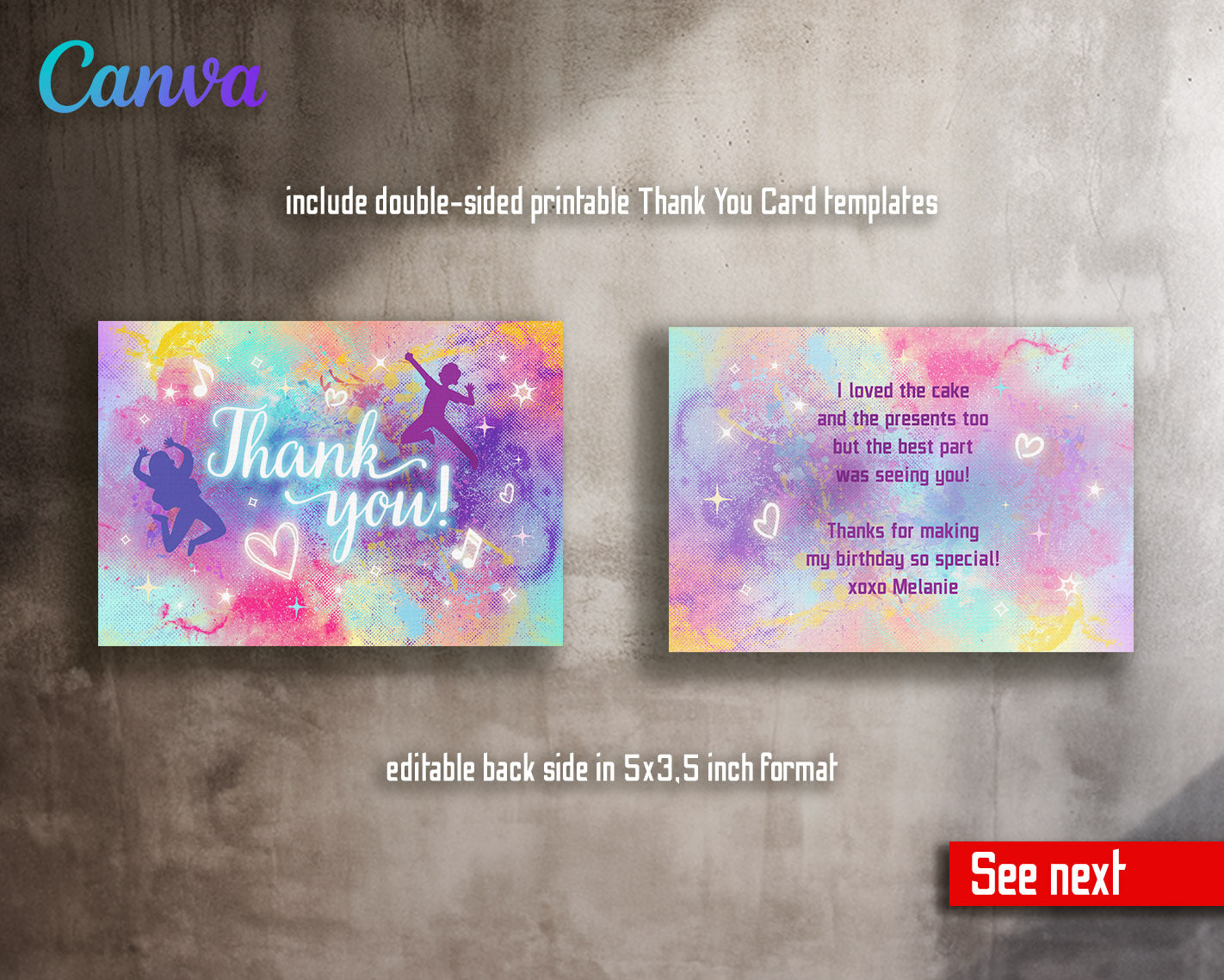 Trampoline Jump Party  customizable invitation template | Share or Print |  | ZA575