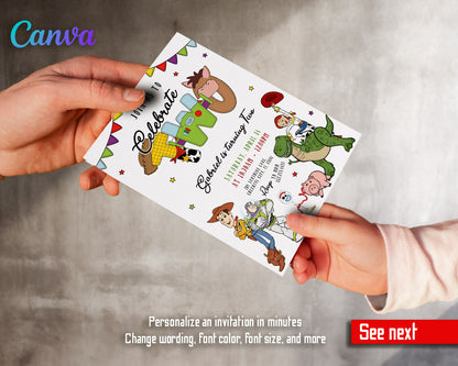 Toy Story Woody  customizable invitation template | Share or Print |  | SA437