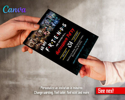 Horror Killer Movie Party  customizable invitation template | Share or Print |  | ZH026