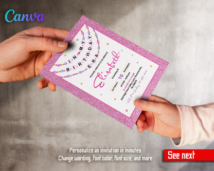 Taylor Swift Eras Tour  customizable invitation template | Share or Print | girl | YK853