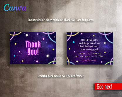 Bowling Strike Up customizable invitation template | Share or Print |  | AC072