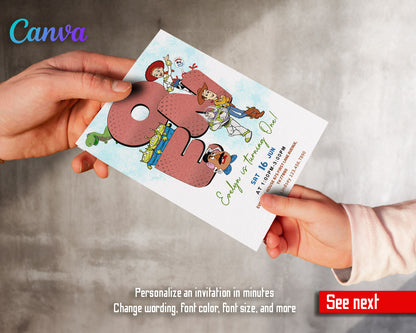 Toy Story Woody  customizable invitation template | Share or Print |  | BC665