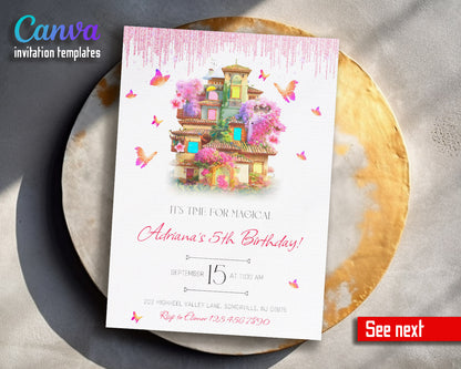 Encanto Mirabel customizable invitation template | Share or Print | girl | TN170