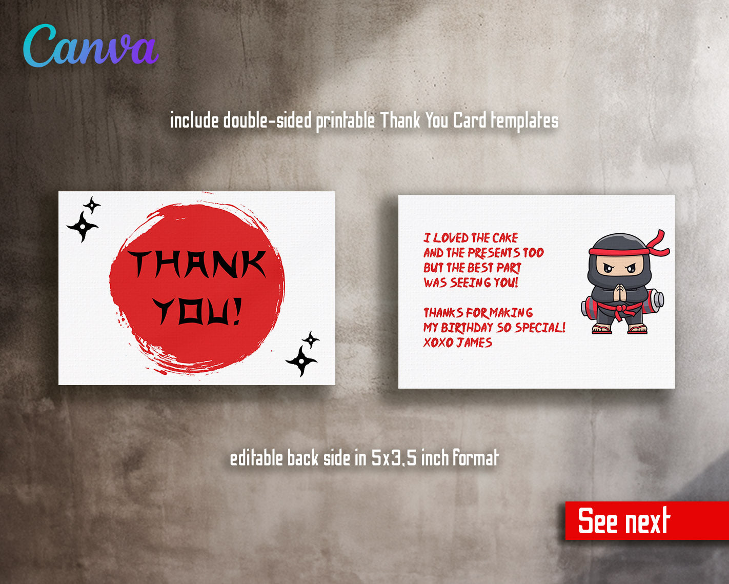 Ninja Kidz TV customizable invitation template | Share or Print |  | CF147