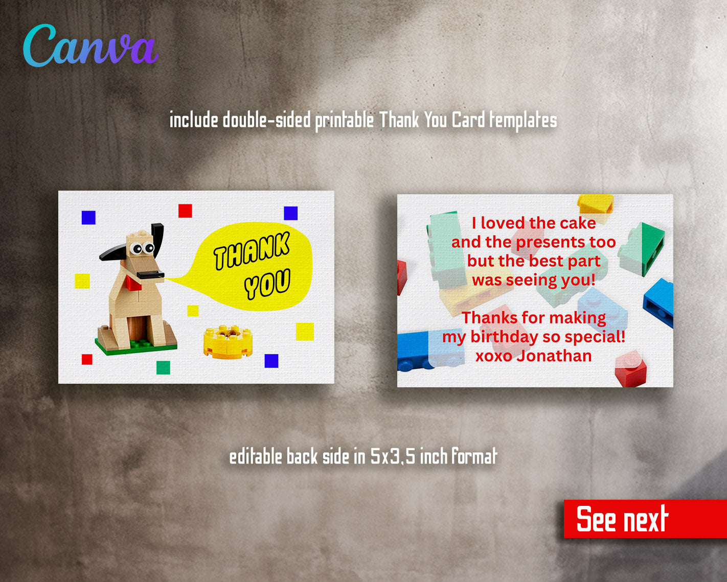 Lego  customizable invitation template | Share or Print |  | EQ842