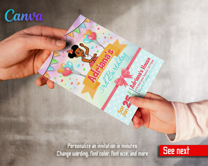 Gracie's Corner Music customizable invitation template | Share or Print | girl | FZ997