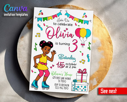 Gracie's Corner Music customizable invitation template | Share or Print | girl | PJ539