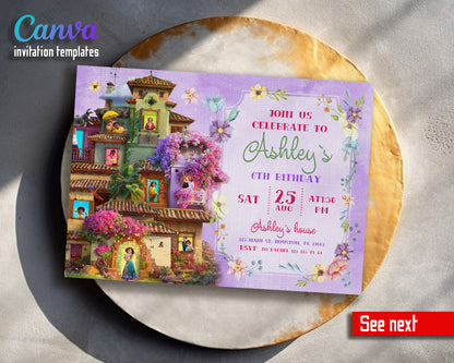 Encanto Mirabel customizable invitation template | Share or Print | girl | HA286