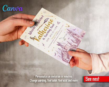 Harry Potter  customizable invitation template | Share or Print |  | LZ177