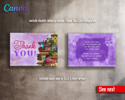 Encanto Mirabel customizable invitation template | Share or Print | girl | HA286