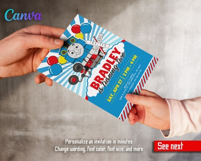 Thomas Train & Friends  customizable invitation template | Share or Print |  | YH408