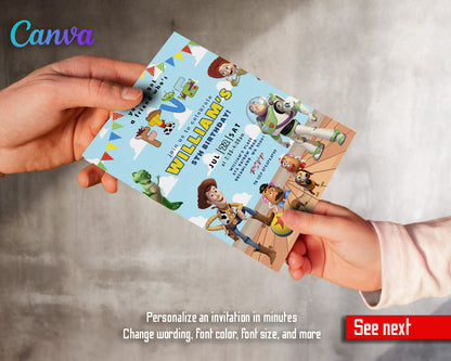 Toy Story Woody  customizable invitation template | Share or Print |  | ZG703