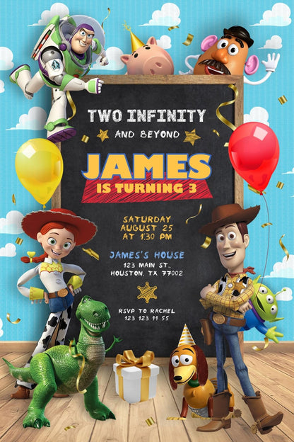 Toy Story customizable invite template | instant download | Share or Print | SS848